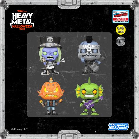 funko heavy metal box list|Heavy Metal Halloween Hits the Stage at NYCC 2023.